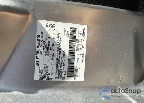 2012 Ford F-150 Stx from USA, damaged, VIN 1FTMF1EF6CFC91964